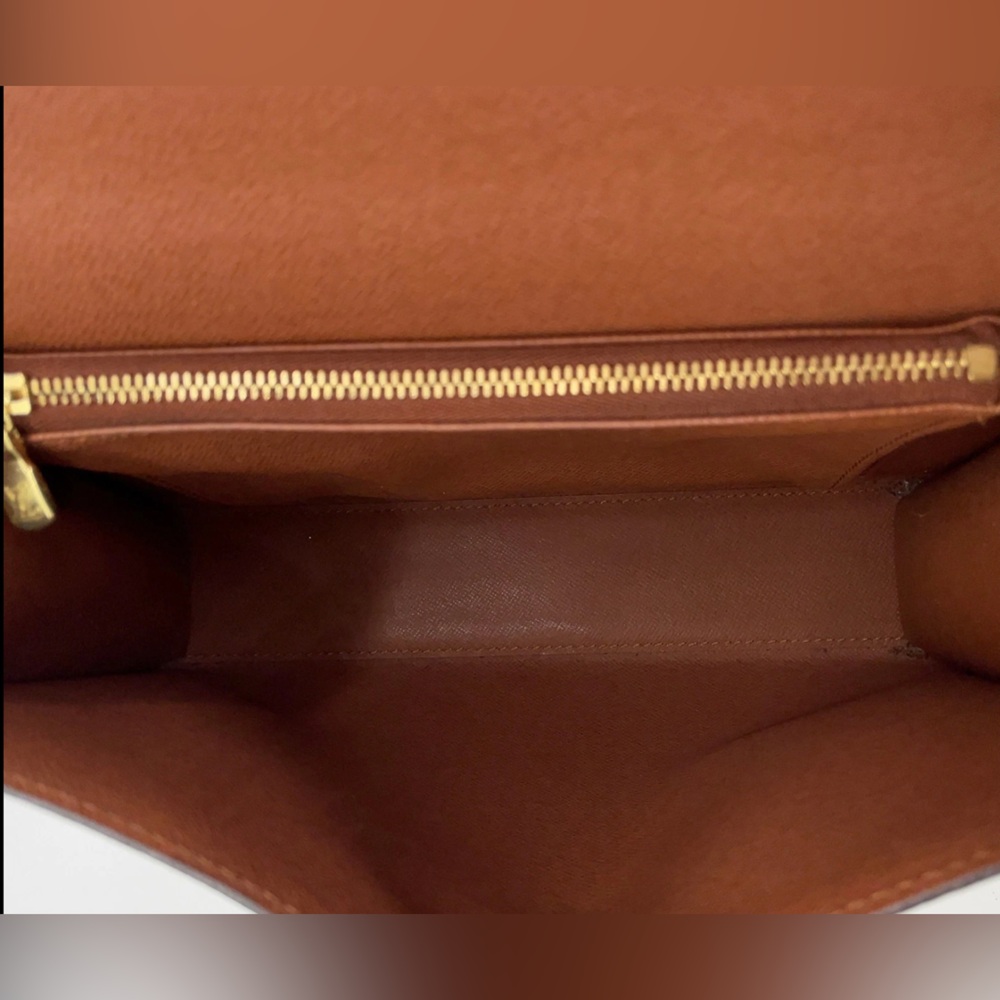 Louis Vuitton Brown and Gold Monogram Satchel malesherbes - Picture 15 of 16